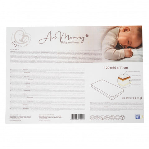 Cangaroo Baby mattress Air Memory 120x60 cm