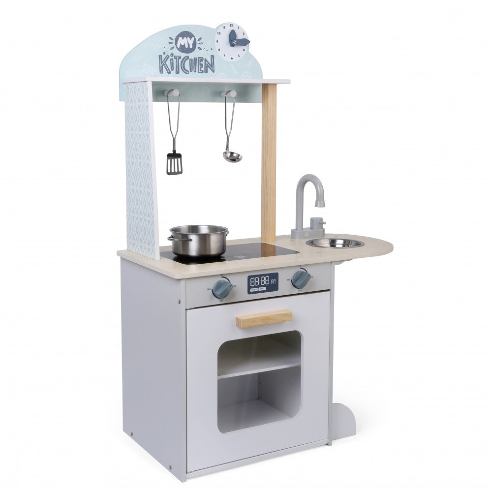 Cangaroo Wooden Play Kitchen (with 4 cookware) 7251