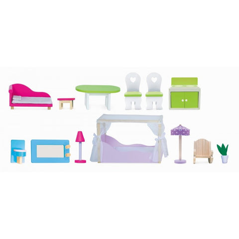 Cangaroo Aria`s Doll house 16 pcs
