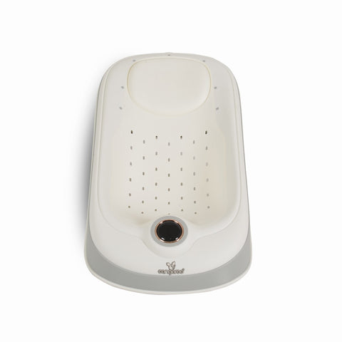 Cangaroo Baby bathtub support with thermometer Havana white