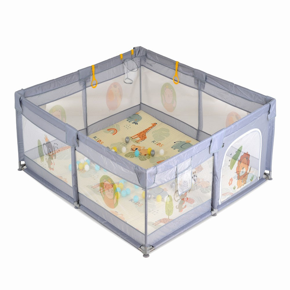 Cangaroo Playpen GameZone 120x120cm with accessories