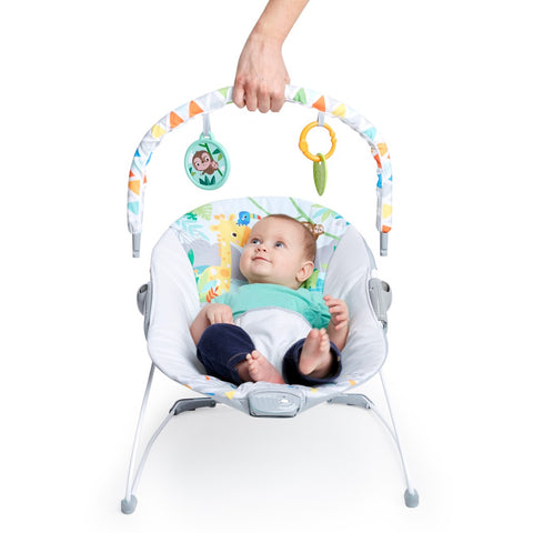 BRIGHT STARTS Safari Fun™ - Vibrating Bouncer