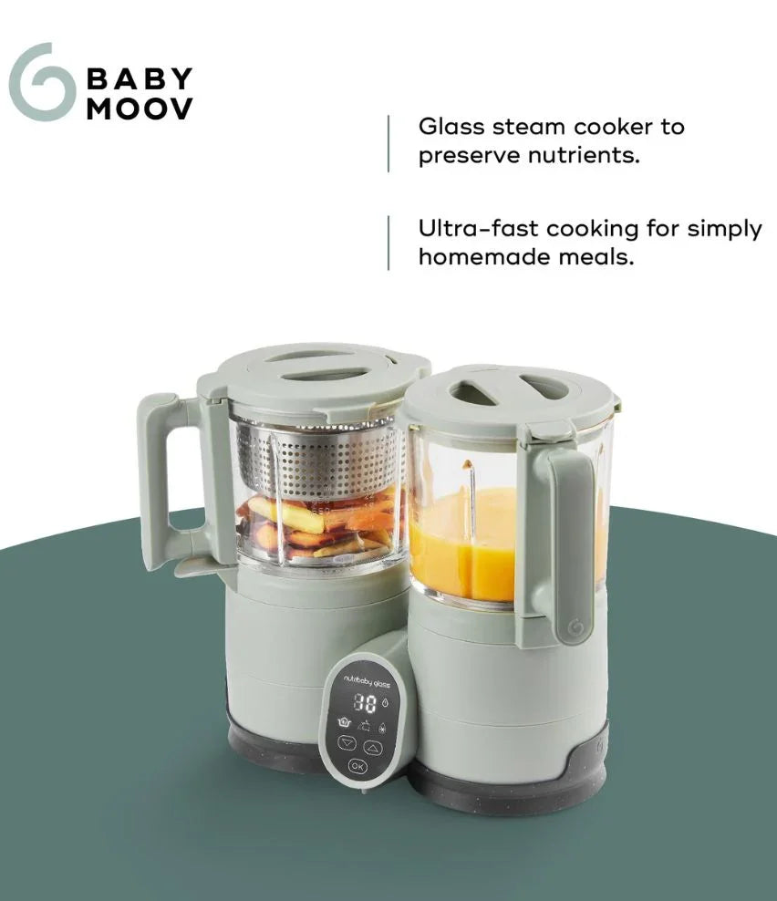 Babymoov Nutribaby Glass 2.0 Παρασκευαστής Βρεφικών Τροφών