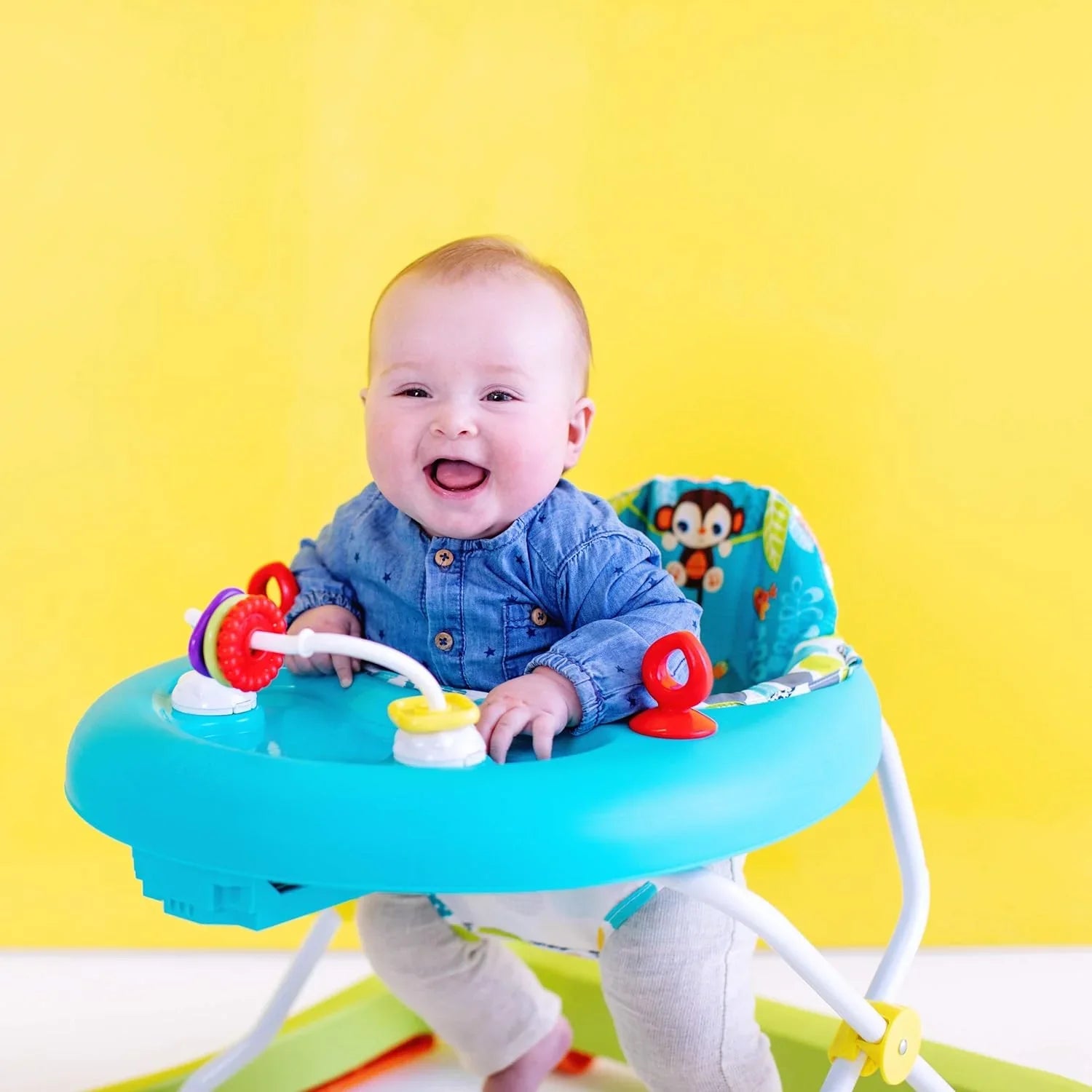 Bright Starts Giggling Safari Baby Walker