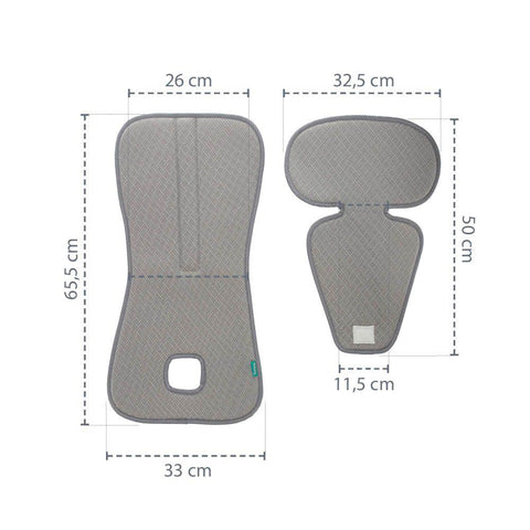 Breathable insert Breeze for the car seat group 2/3 15-36 kg