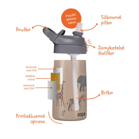 Zopa Thermo bottle sport 400 ml