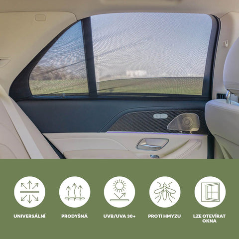 Zopa Window sunshade car sock Large, Black