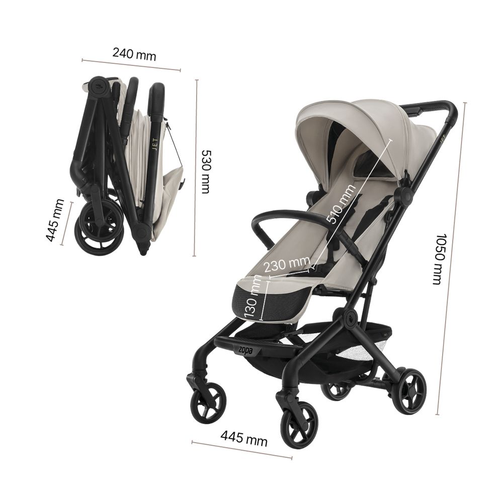 Zopa Pushchair LightWeight Jet