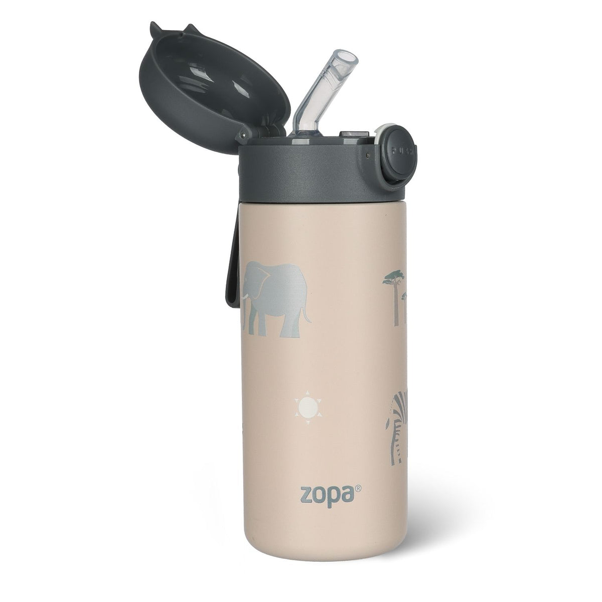 Zopa Thermo bottle with silicone holder and drinking spout 350 ml