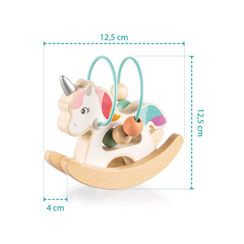 Zopa Wooden Activity Toy Unicorn