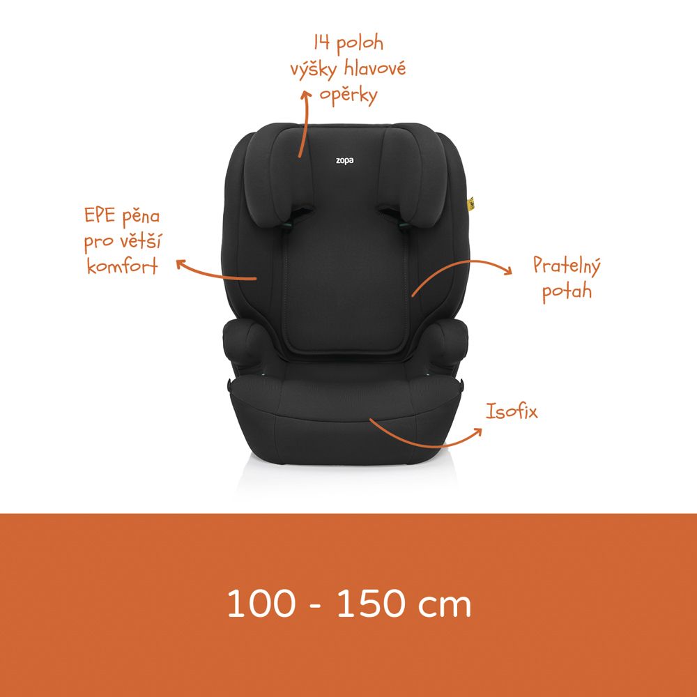 Zopa Carseat Beta i-Size isofix