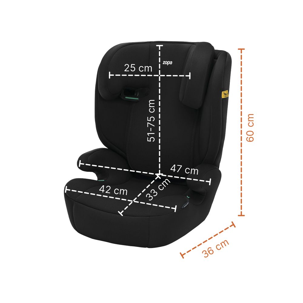 Zopa Carseat Beta i-Size isofix
