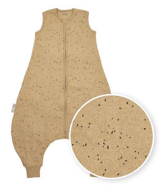 Meyco Baby Summer Sleep Overall Jumper Rib Mini Spot - Toffee Melange - 92cm - Mari Kali Stores Cyprus