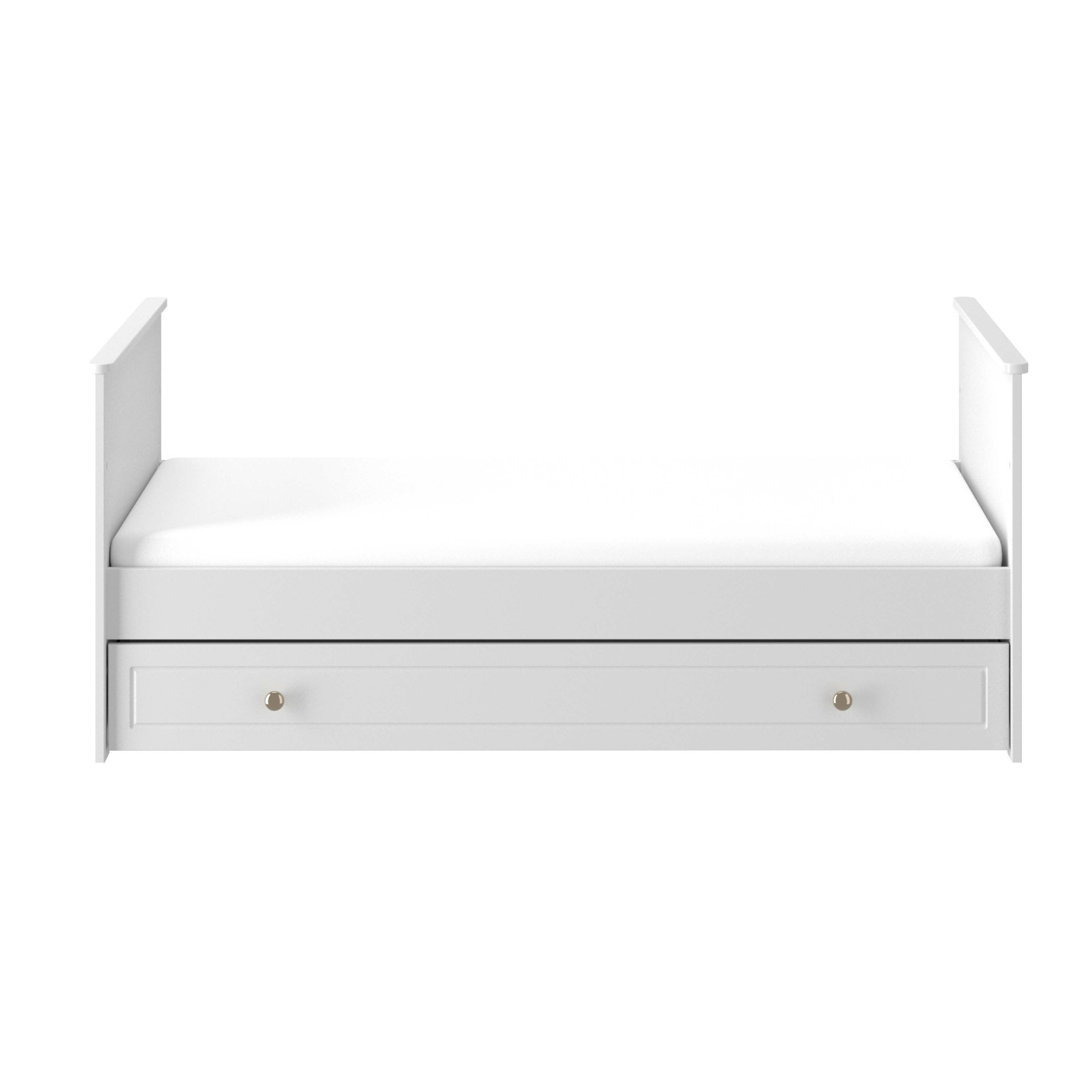 Bellamy Marylou snow bliss cot bed 70x140 drawer