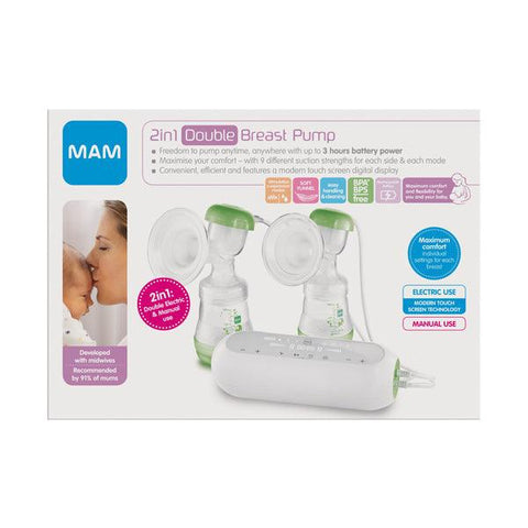 MAM - Mam Electric Double Breastfeeding Pumps with Rechargeable Battery - Mari Kali Stores Cyprus