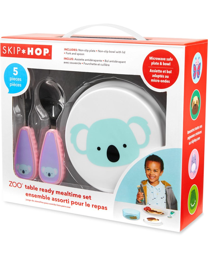 SKIP HOP ZOO Table Ready Mealtime Set Koala 12m+