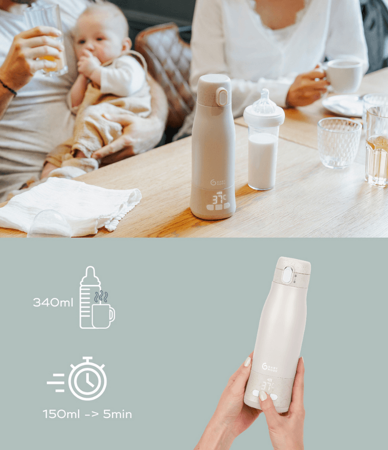 Babymoov MOOV & FEED Rechargeable Bottle Warmer - Mari Kali Stores Cyprus