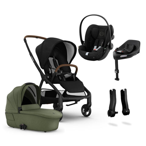 Redsbaby Aeron Stroller+ Carrycot + Cloud G & Base G Bundle