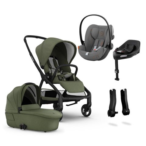 Redsbaby Aeron Stroller+ Carrycot + Cloud G & Base G Bundle