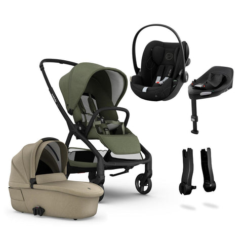 Redsbaby Aeron Stroller+ Carrycot + Cloud G & Base G Bundle