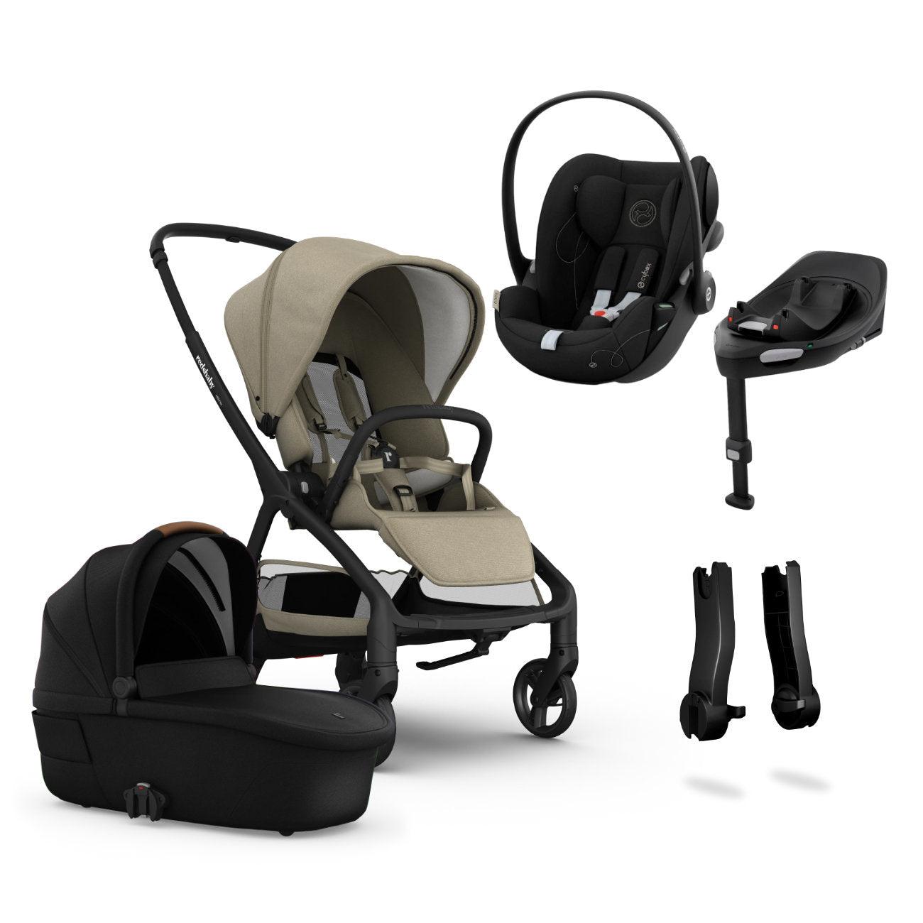 Redsbaby Aeron Stroller+ Carrycot + Cloud G & Base G Bundle