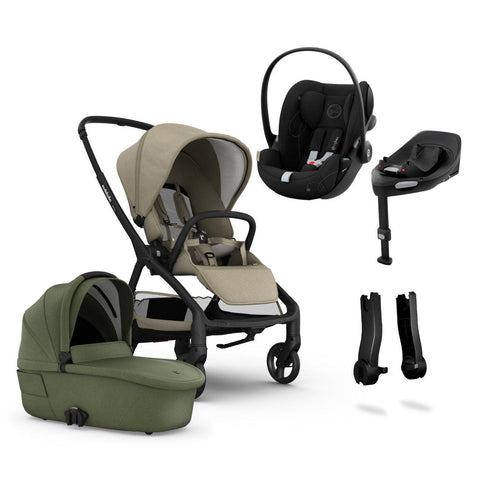 Redsbaby Aeron Stroller+ Carrycot + Cloud G & Base G Bundle