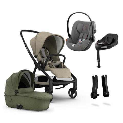 Redsbaby Aeron Stroller+ Carrycot + Cloud G & Base G Bundle