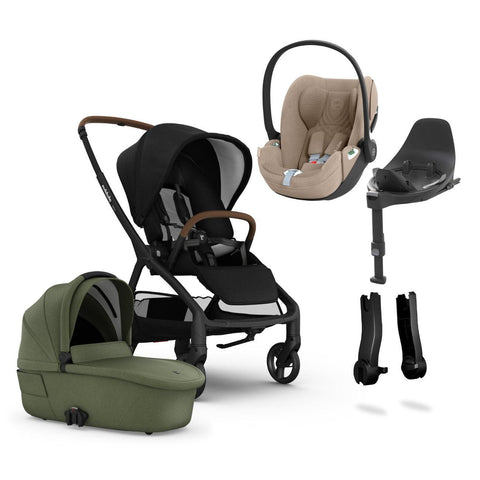 Redsbaby Aeron + Carrycot + Cloud T Car Seat + Base T Bundle