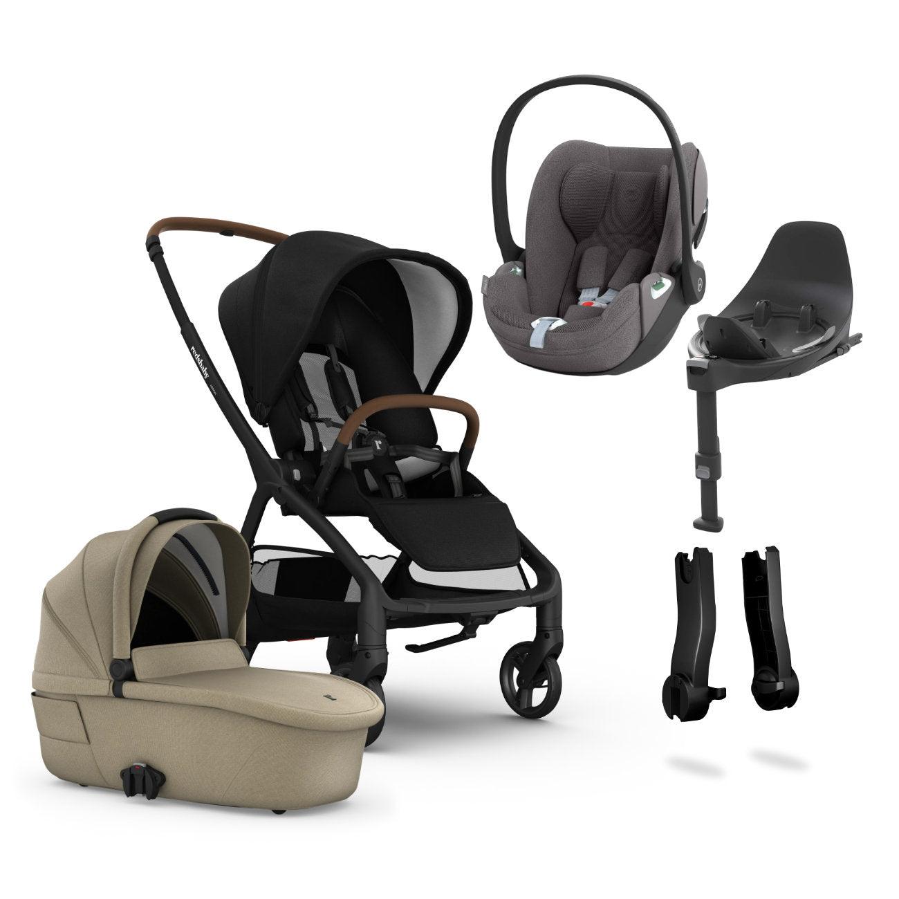 Redsbaby Aeron + Carrycot + Cloud T Car Seat + Base T Bundle