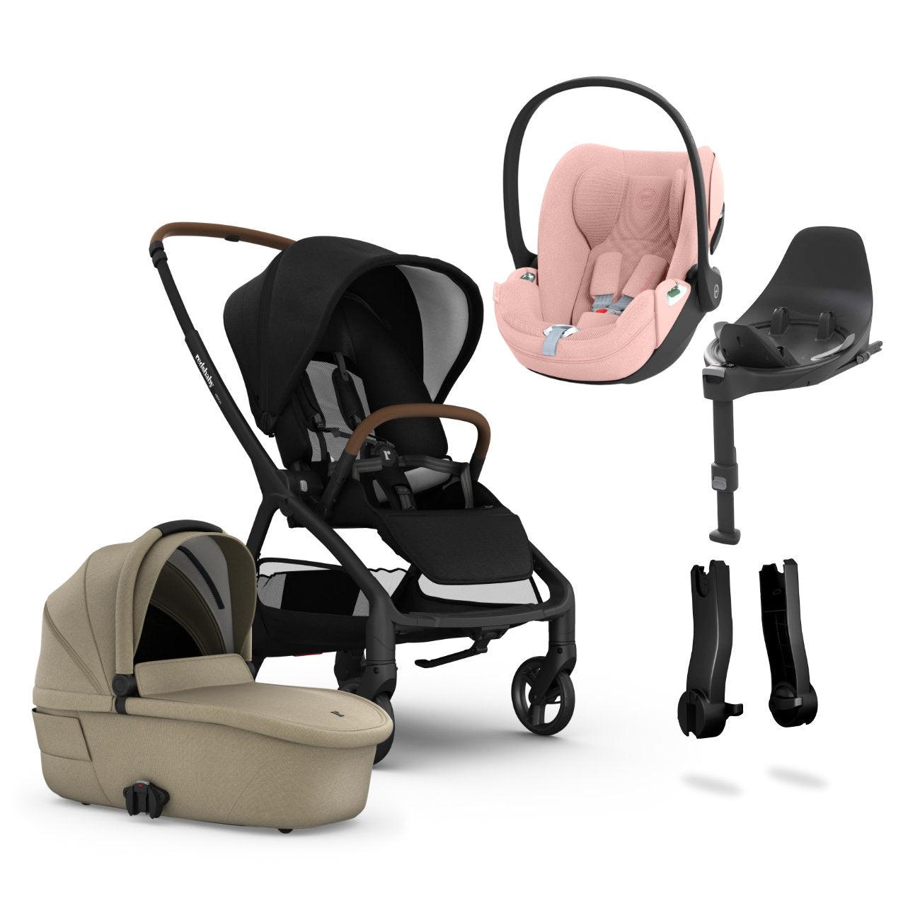 Redsbaby Aeron + Carrycot + Cloud T Car Seat + Base T Bundle