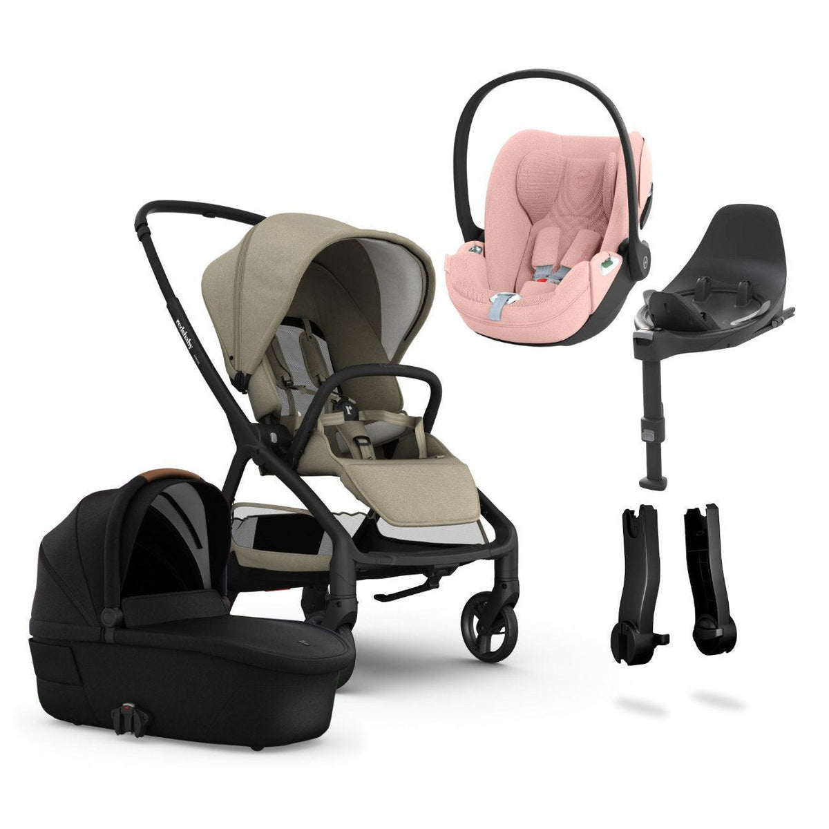 Redsbaby Aeron + Carrycot + Cloud T Car Seat + Base T Bundle - Mari Kali Stores Cyprus