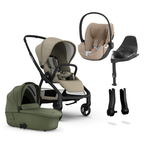 Redsbaby Aeron + Carrycot + Cloud T Car Seat + Base T Bundle