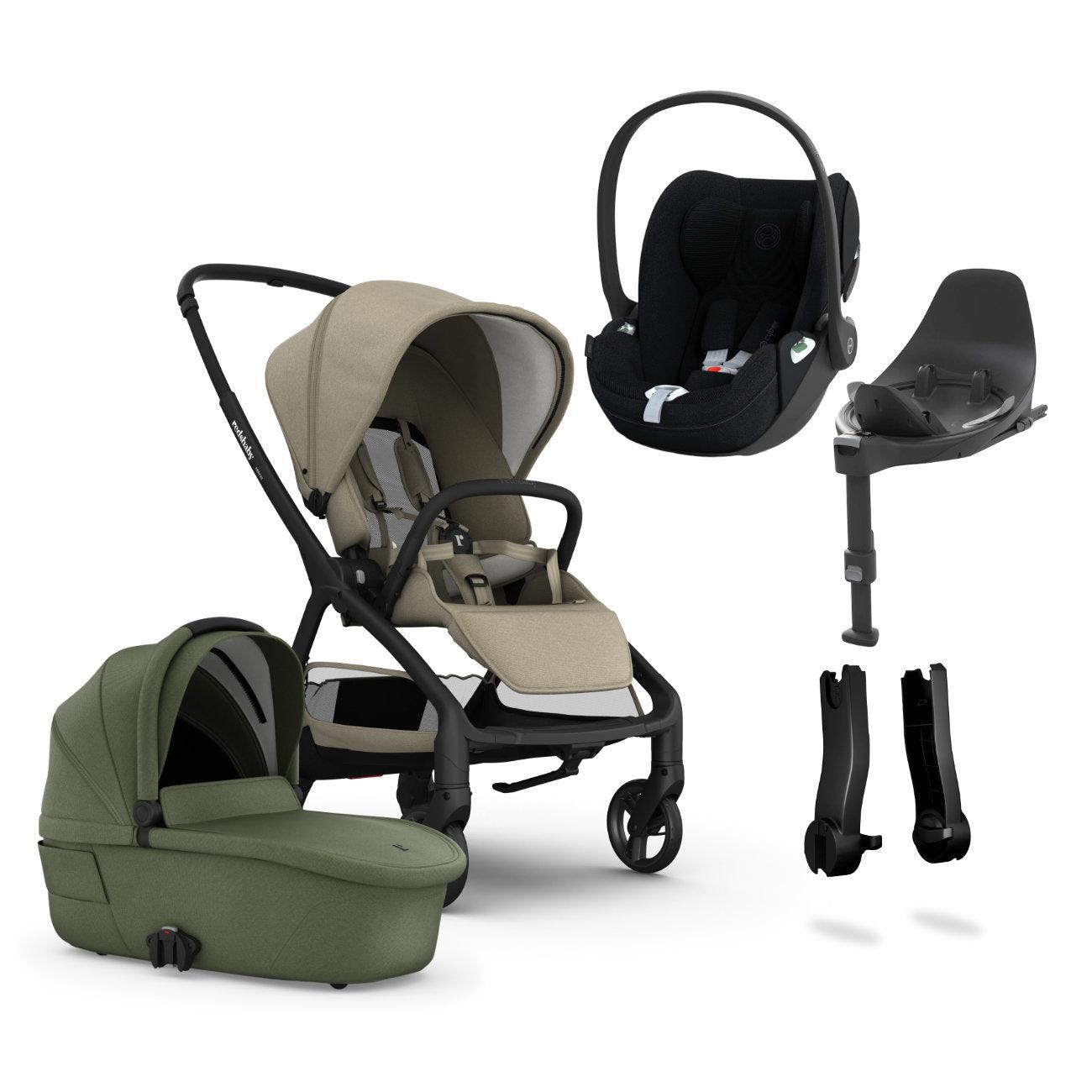 Redsbaby Aeron + Carrycot + Cloud T Car Seat + Base T Bundle