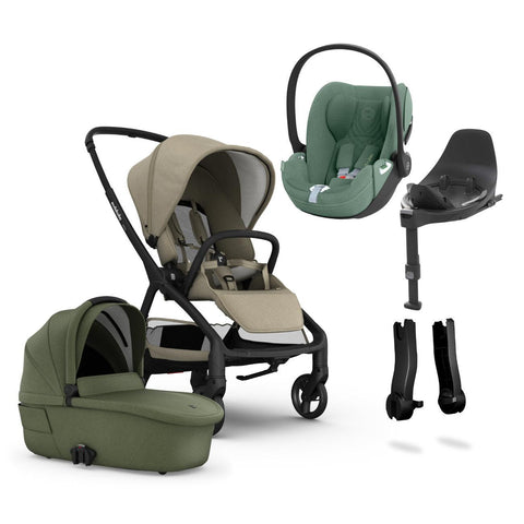 Redsbaby Aeron + Carrycot + Cloud T Car Seat + Base T Bundle