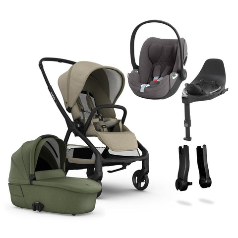 Redsbaby Aeron + Carrycot + Cloud T Car Seat + Base T Bundle