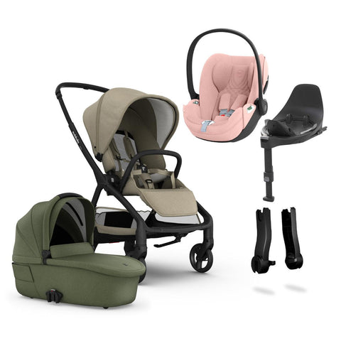 Redsbaby Aeron + Carrycot + Cloud T Car Seat + Base T Bundle