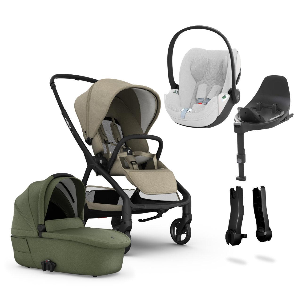 Redsbaby Aeron + Carrycot + Cloud T Car Seat + Base T Bundle