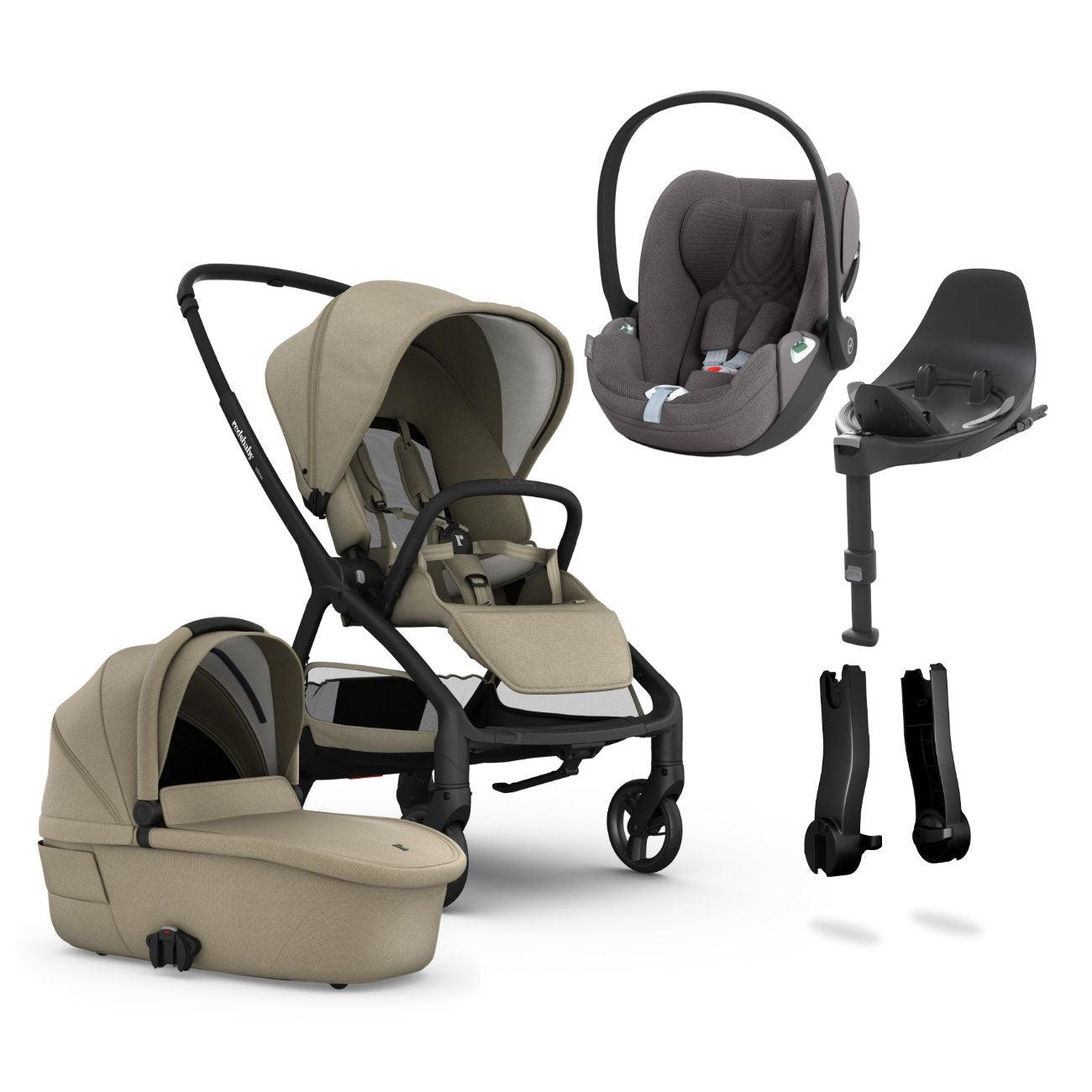 Redsbaby Aeron + Carrycot + Cloud T Car Seat + Base T Bundle