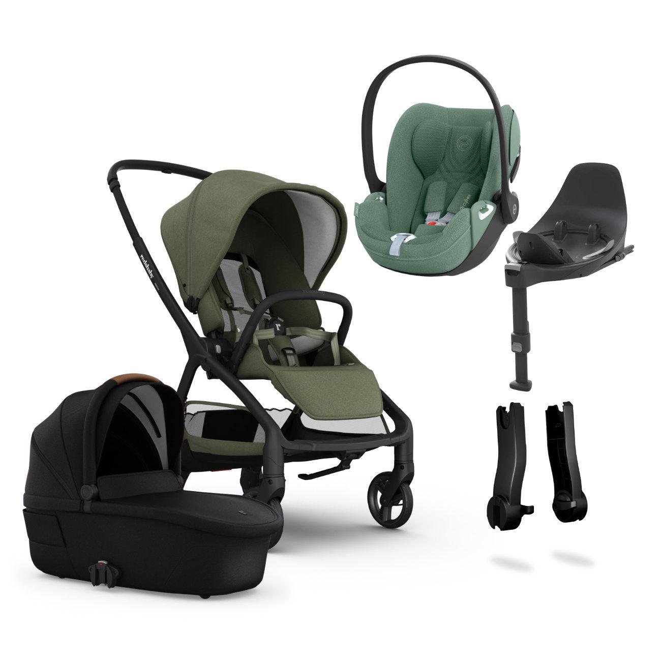 Redsbaby Aeron + Carrycot + Cloud T Car Seat + Base T Bundle