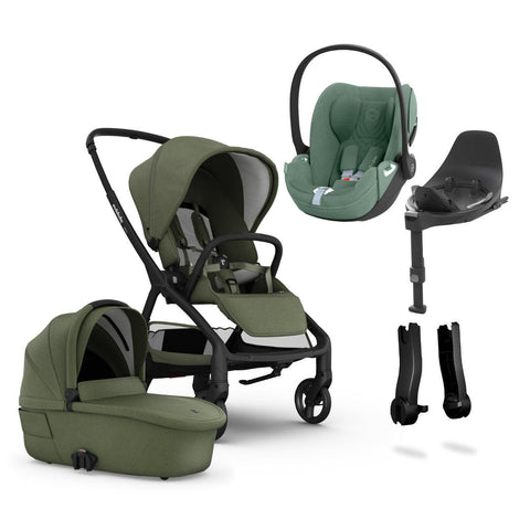 Redsbaby Aeron + Carrycot + Cloud T Car Seat + Base T Bundle