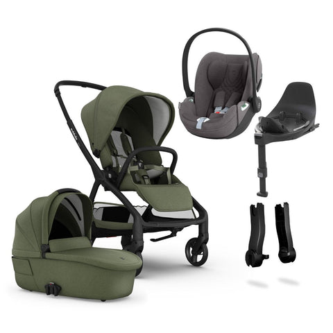 Redsbaby Aeron + Carrycot + Cloud T Car Seat + Base T Bundle