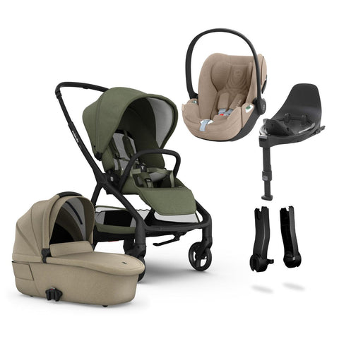 Redsbaby Aeron + Carrycot + Cloud T Car Seat + Base T Bundle