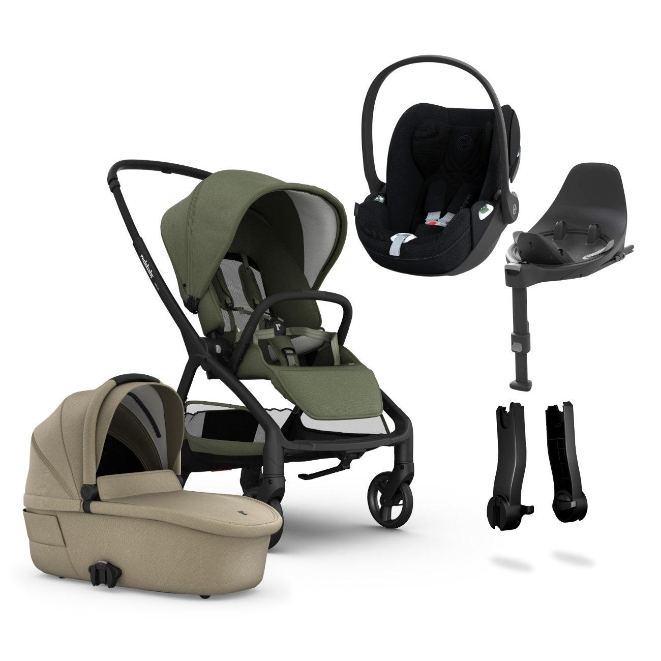 Redsbaby Aeron + Carrycot + Cloud T Car Seat + Base T Bundle