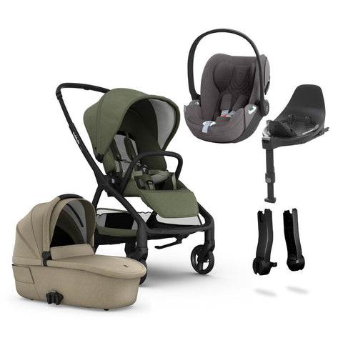 Redsbaby Aeron + Carrycot + Cloud T Car Seat + Base T Bundle