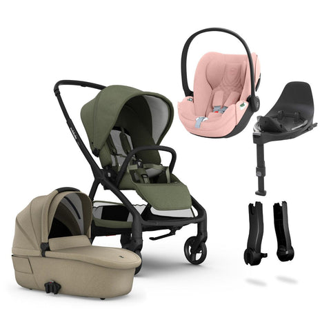 Redsbaby Aeron + Carrycot + Cloud T Car Seat + Base T Bundle