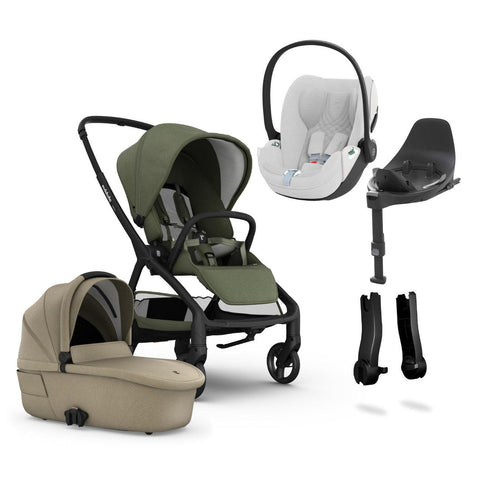 Redsbaby Aeron + Carrycot + Cloud T Car Seat + Base T Bundle