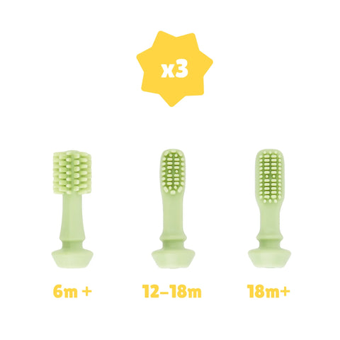 Badabulle Progressive Silicone Toothbrush