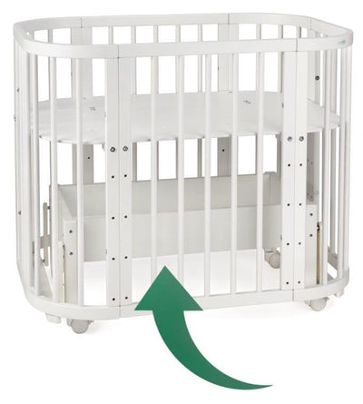 Waldin 5-in-1 cot cradle White (only rocking mode for bed 5 in 1) - Mari Kali Stores Cyprus