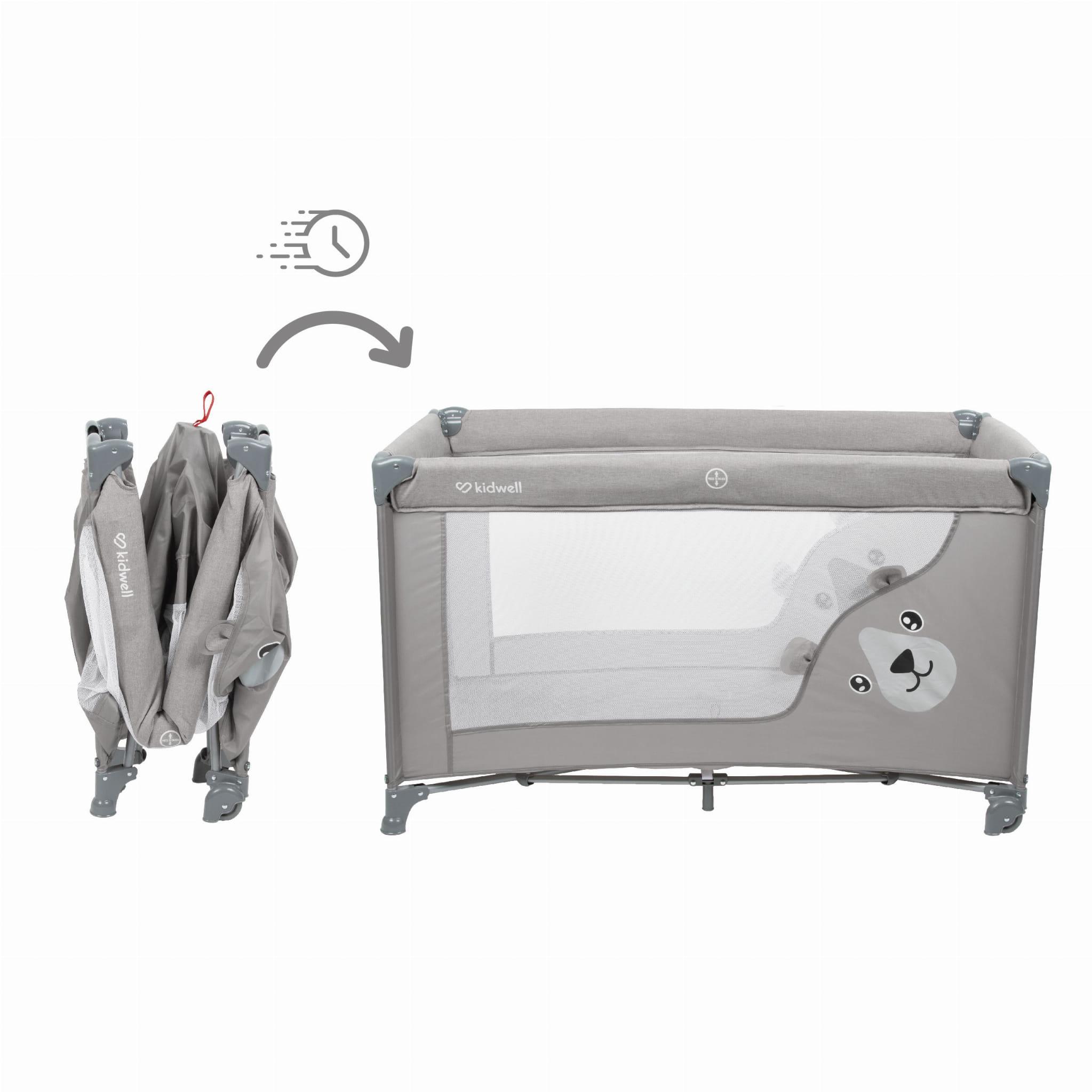 Kidwell Travel cot BLISSY Gray