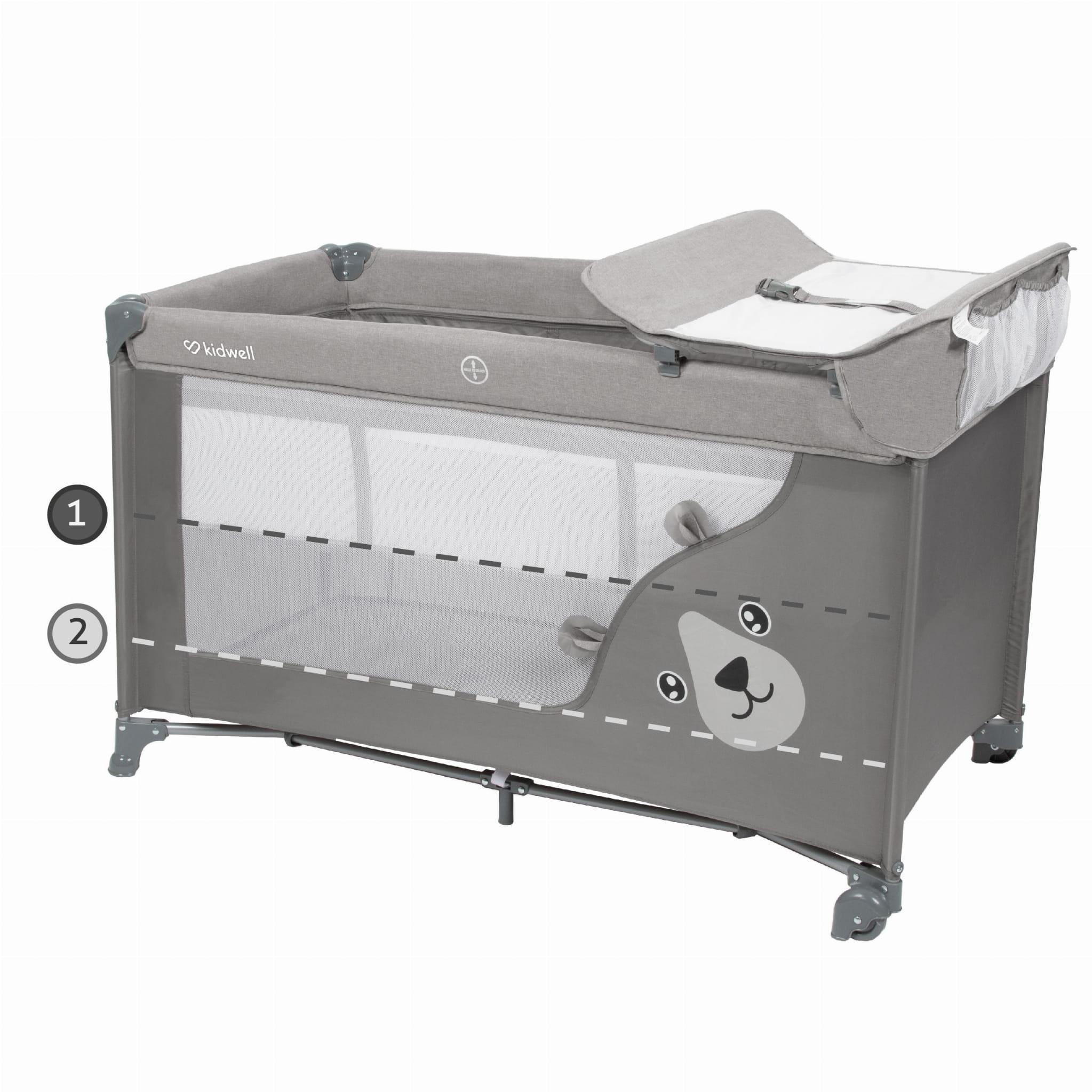 Kidwell Travel cot BLISSY Gray